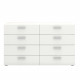 FINLANDEK Commode de chambre TYHJA style contemporain blanc mat - L 140 cm