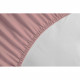 Drap-housse - LOVELY HOME - LH71632 - 140x190+25 cm - Rose