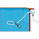 Robot nettoyeur de piscine - UBBINK - Poolcleaner - Asymétrique - Fond - Automatique