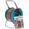 GARDENA Dévidoir portable équipé  Longueur 20m  Raccord anti-goutte  Kit complet tuyau d'arrosage  Garantie 5 ans (2691-20)