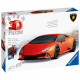 Puzzle 3D Lamborghini Huracán EVO Edition orange  (avec grille) - Formes spéciales - 00011571