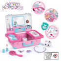 Smoby - Gabby et la Maison Magique - Valise beauté  facile a transporter - 13 accessoires inclus : coiffure, onglerie, maquil…