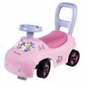 Smoby - Porteur auto enfant 2 en 1 - Minnie - Coffre sous la selle + klaxon - Des 10 mois - Fabrication française