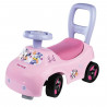 Smoby - Porteur auto enfant 2 en 1 - Minnie - Coffre sous la selle + klaxon - Des 10 mois - Fabrication française