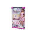 Smoby - Steffi Love - Future Maman - Poupée mannequin enceinte (29cm) - Accesoires pour bébé - Bouton pour faire grossir son …
