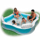 Piscine familiale octogonale bleue avec sieges et appuie-tetes 229 x 229 x 66 cm - INTEX - 56475