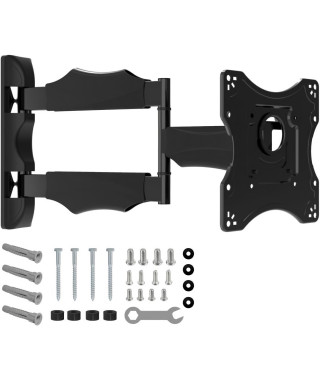 NANOOK Support Mural orientable et inclinable pour téléviseurs 19-43 Pouces - Support Mural pour téléviseurs LCD, LED, QLED e…