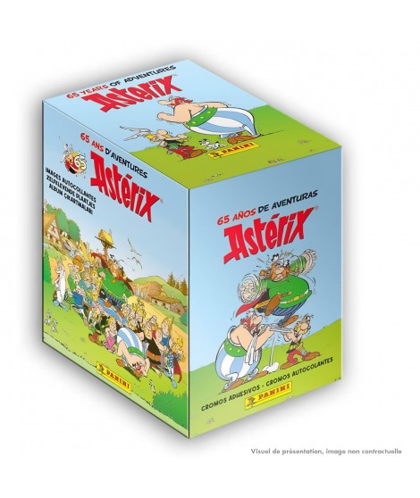 Boîte de 36 pochettes - PANINI - Astérix (65eme anniversaire) - 180 stickers