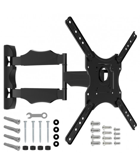 NANOOK Support Mural orientable pour téléviseurs 32-55 Pouces - Inclinable - Support Mural pour téléviseurs LCD, LED, QLED et…