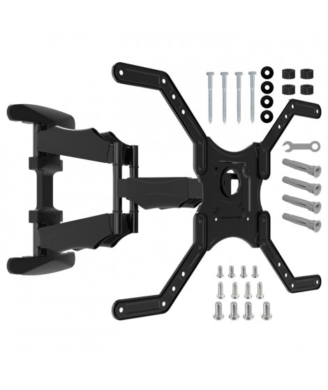 NANOOK Support Mural orientable pour téléviseurs 40-65 Pouces - Inclinable - Support Mural pour téléviseurs LCD, LED, QLED et…