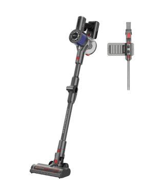 Aspirateur balai sans fil - EZICLEAN - Cyclomax R12 Flex - 30 min - 200 W - 20 kPa - Gris