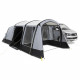 Auvent indépendant pour van - KAMPA - Touring Air TC RH - Tissu polycoton, grand espace de vie, porte moustiquaire, avancée g…