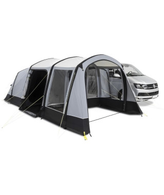 Auvent indépendant pour van - KAMPA - Touring Air TC RH - Tissu polycoton, grand espace de vie, porte moustiquaire, avancée g…