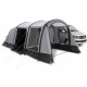 Auvent pour fourgon - KAMPA - Touring Air RH - Grand espace, fenetres larges, ventilations moustiquaires, chambre 4 personnes…