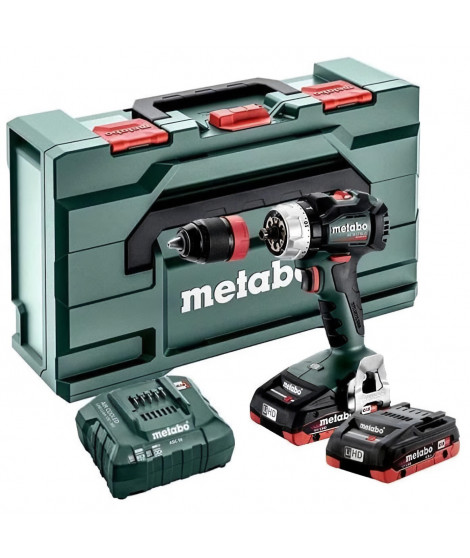 Perceuse visseuse sans fil - METABO - BS 18 LT BL Q - 18 V - MetaBOX 145