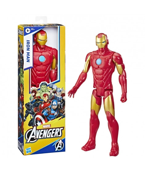 Figurine Iron Man 30 cm, jouet Avengers Titan Hero Series pour enfants a partir de 4 ans, Marvel