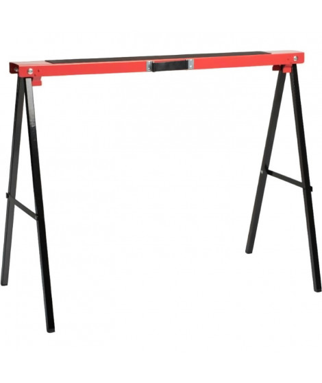 Tréteau - NORDLINGER PRO - Promalin Métal - Lot de 2 - Rouge
