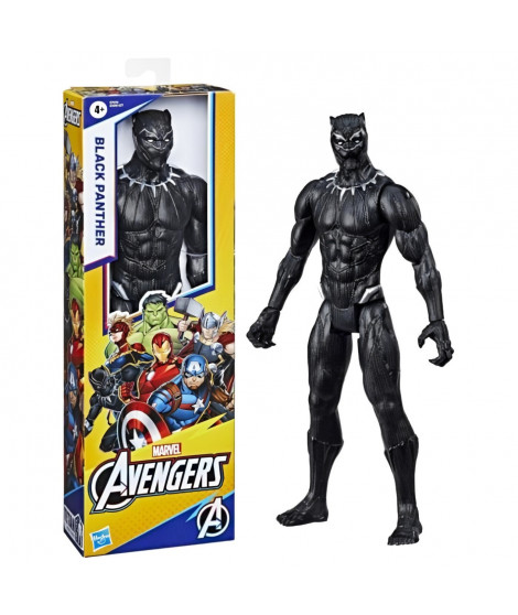 Figurine Black Panther 30 cm, jouet Avengers Titan Hero Series pour enfants a partir de 4 ans, Marvel