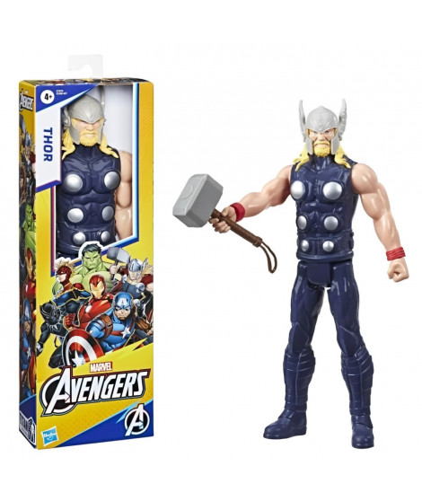 Figurine Thor de 30 cm, Avengers Titan Hero Series, jouet pour enfants a partir de 4 ans