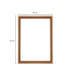 Encadrement Mouluré - NORDLINGER PRO - 80 x 60 cm - 42 x 14 mm - FSC 100%