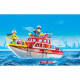 PLAYMOBIL - 71598 - Bateau sauvetage pompiers