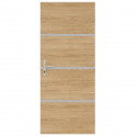 Kit de Rénovation de Porte - NORDLINGER PRO - 4 Feuilles 85 x 50 cm & 3 Profils 85 x 2 cm - Chene Naturel