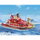 PLAYMOBIL - 71598 - Bateau sauvetage pompiers