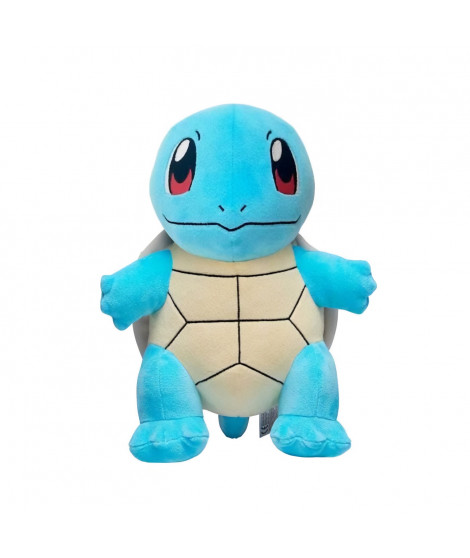 Peluche Carapuce (Squirtle) BANDAI - Pokémon - 30 cm - Toute douce - JW0058