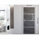 Kit de Rénovation pour Porte Intérieure - NORDLINGER PRO - 4 Feuilles 85 x 50 cm & 3 Profils 85 x 2 cm - Gris Agate