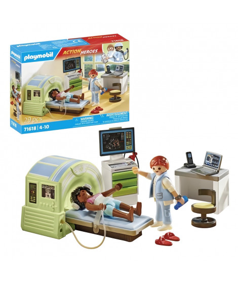 PLAYMOBIL - 71618 - Scanner médical patiente