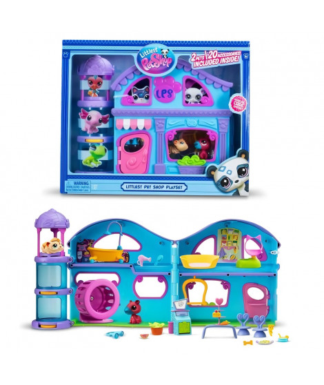 La Grande Maison - BANDAI - Littlest Pet Shop avec 3 pets dont 1 exclusif