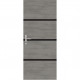 Kit de Rénovation pour Porte Intérieure - NORDLINGER PRO - 4 Feuilles 85 x 50 cm & 3 Profils Noirs 85 x 2 cm - Gris Agate