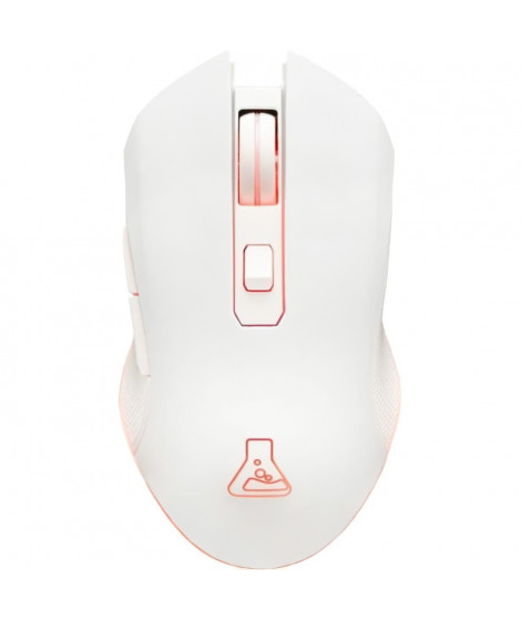 Souris Gamer Sans fil - THE G-LAB - KULT HELIUM - RGB - 6400 DPI - 6 Boutons - Blanc