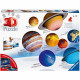 Puzzle 3D Systeme solaire - Ravensburger - Puzzle enfant 3D éducatif - sans colle - 8 planetes - 522 pieces - Des 6 ans
