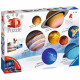 Puzzle 3D Systeme solaire - Ravensburger - Puzzle enfant 3D éducatif - sans colle - 8 planetes - 522 pieces - Des 6 ans
