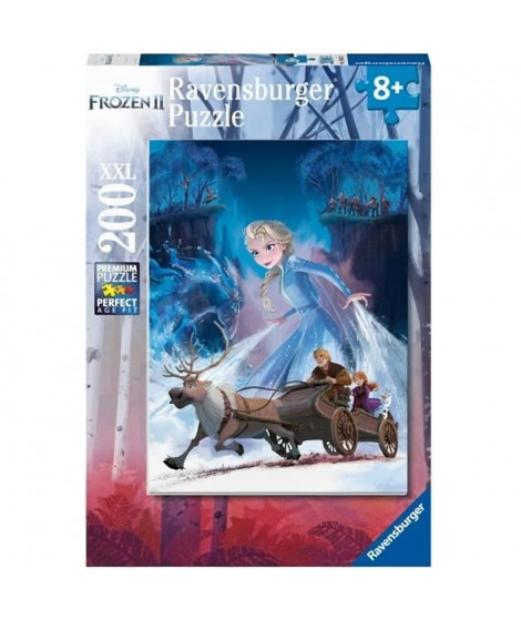 Puzzle La Reine des Neiges 2 - Ravensburger - 200 pieces XXL - Foret mystérieuse - Enfant 8 ans et plus