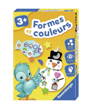 Formes et couleurs - Jeu éducatif - Apprentissage des formes et des grandeurs - Ravensburger - Des 3 ans