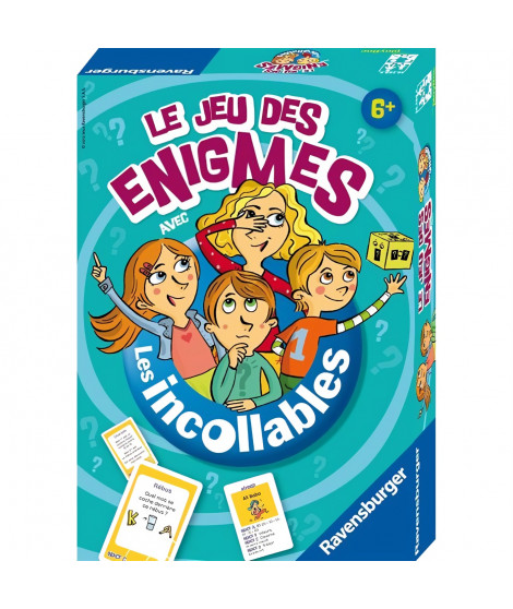 LES INCOLLABLES Le jeu des Enigmes  - Ravensburger - Jeu de société enfants - Réfléxion et logique - 2 a 4 joueurs - Des 6 ans