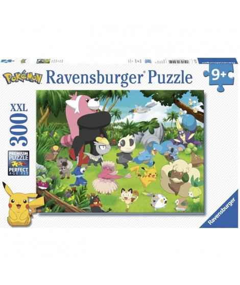 POKÉMON Puzzle 300 pieces XXL - Pokémon sauvages - Ravensburger - Puzzle Enfant 300 pieces - Des 9 ans