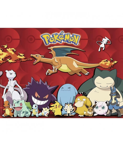 Puzzle 100 pieces XXL : Mes Pokémon préférés aille Unique Coloris Unique