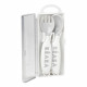 BEABA, Set de 2 couverts ergonomiques 2eme âge, Light Mist
