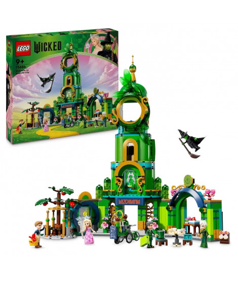LEGO Wicked 75684 Bienvenue a Emerald City - Jouet a Collectionner avec Glinda et Elphaba
