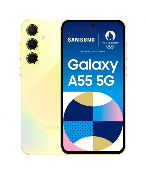 SAMSUNG Galaxy A55 5G Smartphone 256Go Lime