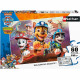PAT'PATROUILLE Puzzle 60 pieces - A la rescousse des dinosaures - Nathan - Puzzle Enfant + Trieur - Des 6 ans
