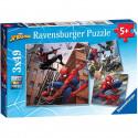 SPIDER-MAN Puzzles 3x49 pieces - Spider-man en action - Ravensburger - Lot de puzzles enfant - Des 5 ans