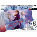 LA REINE DES NEIGES 2 Puzzle 45 pieces - L'amour de deux soeurs - Nathan - Puzzle Enfant + Poster - Des 5 ans