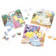 PRINCESSES DISNEY Puzzles 3x49 pieces - Reves de princesses - Ravensburger - Lot de puzzles enfant - Des 5 ans