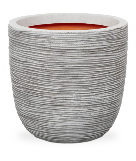 Pot de fleur boule - CAPI EUROPE - RIB NL - 43 x 41 cm - Ivoire