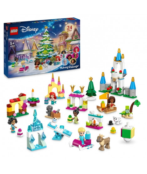 LEGO | Disney Princess 43253 Calendrier de l'Avent 2024 - Cadeau Noël pour les Enfants