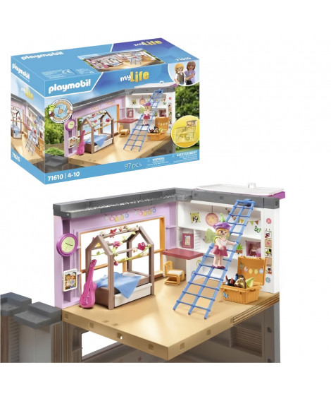 PLAYMOBIL - 71610 - Chambre d'enfant